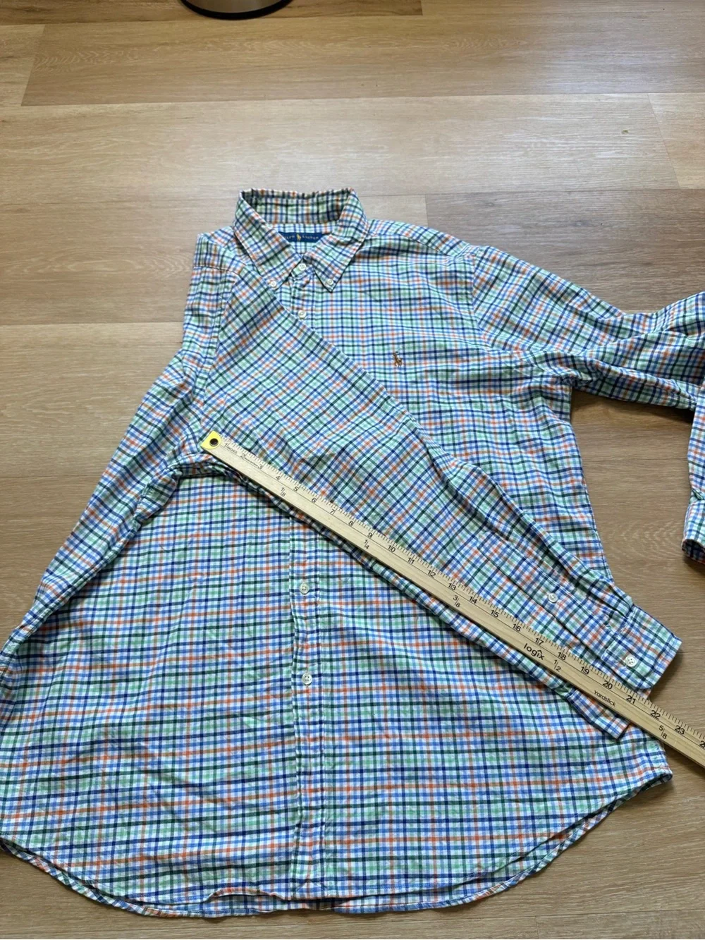 Polo by Ralph Lauren Men’s Multicolor Plaid Button-Down Shirt - White Base